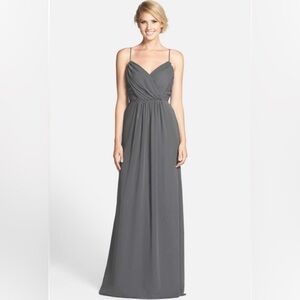 Hayley Paige Occasions Elegant Black Maxi Dress
